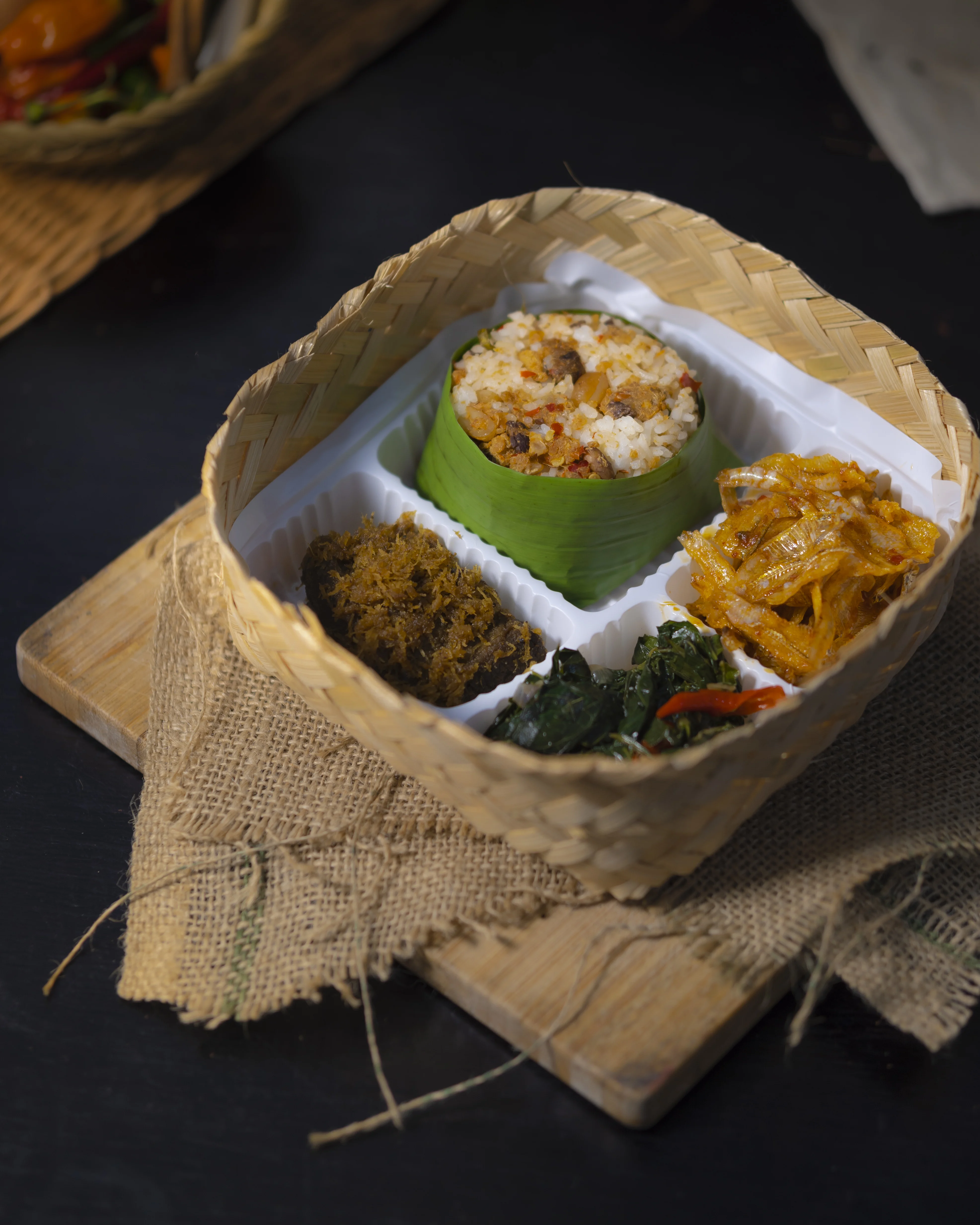 Nasi Besek Paket A